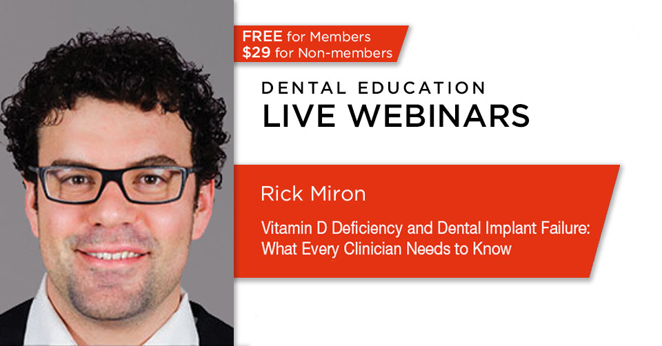 Vitamin D Deficiency and Dental Implant Failure: What Every Clinician Needs to Know