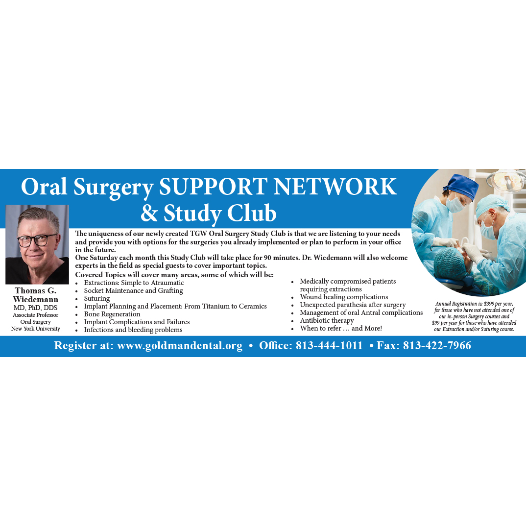 Oral Surgery Study Club Meetings
