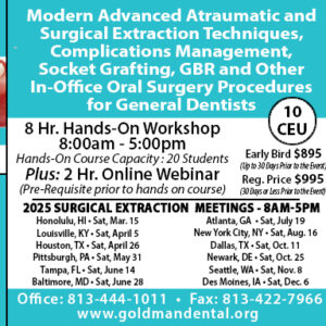 Extraction and Oral Surgery, Understanding Sutures and Flap Designs &/or Medical Emergencies | Houston, TX