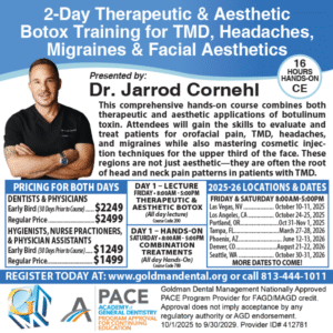 THERAPEUTIC & AESTHETIC BOTOX TRAINING - TAMPA, FL- March 27-28, 2026